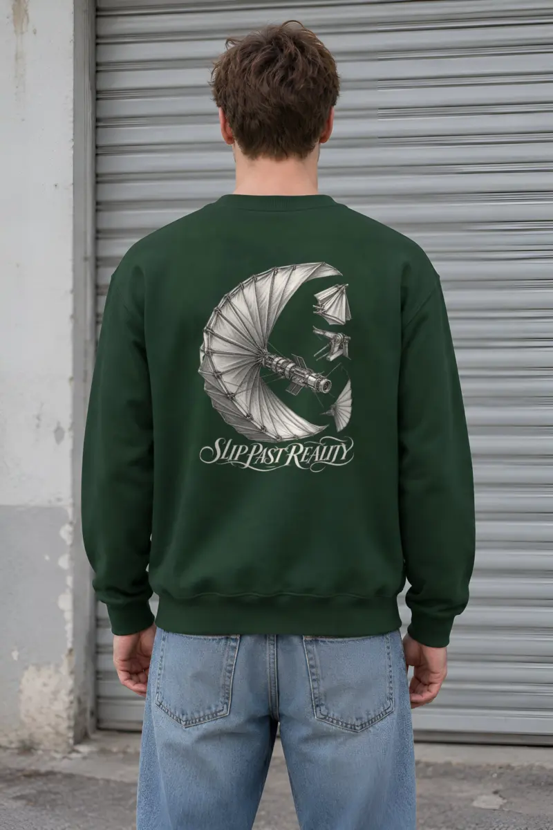 “Slip Past Reality” Heavy Blend Unisex Crewneck Sweatshirt