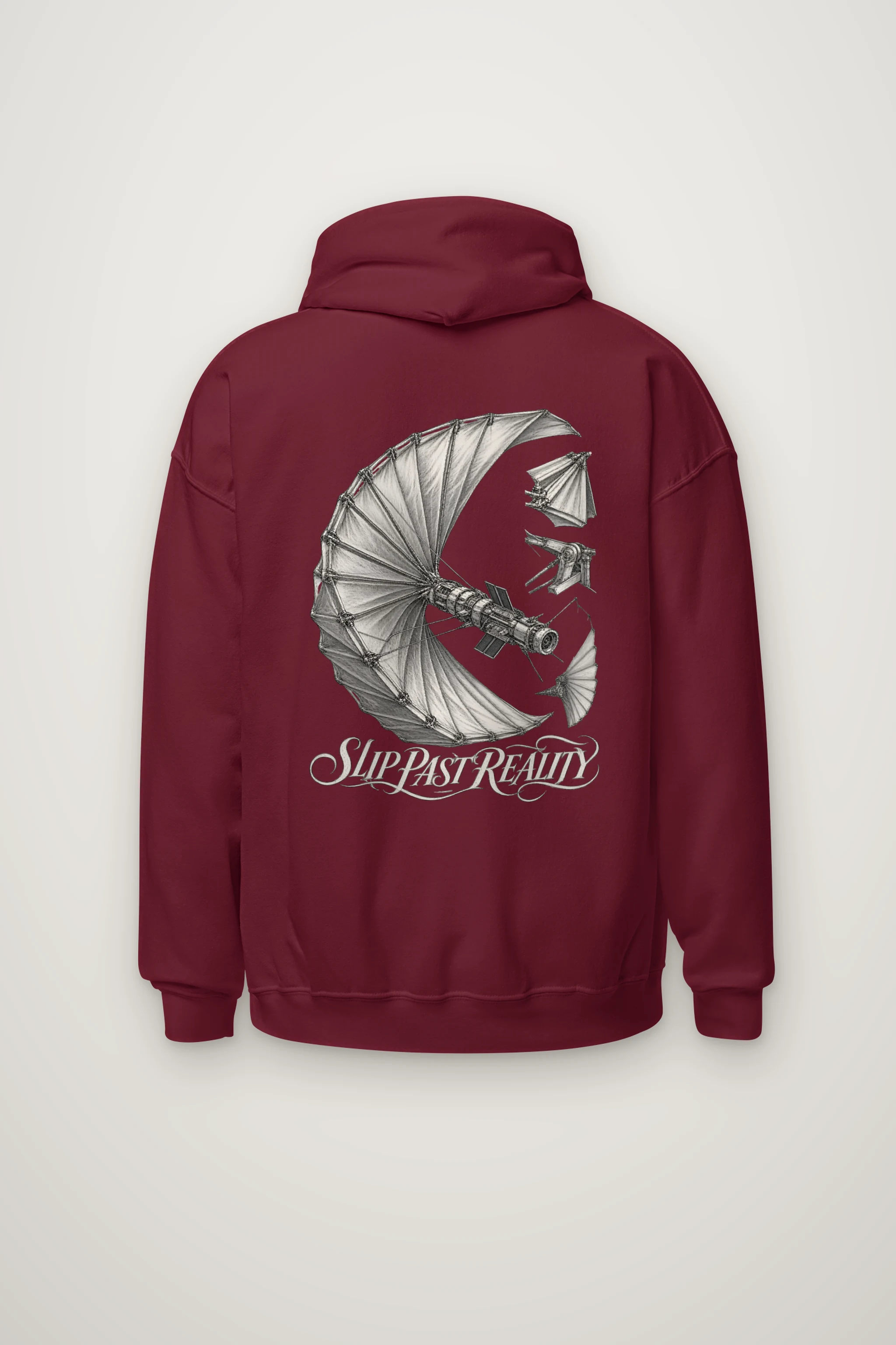 "Slip Past Reality" Heavy Blend Unisex Pullover Hoodie