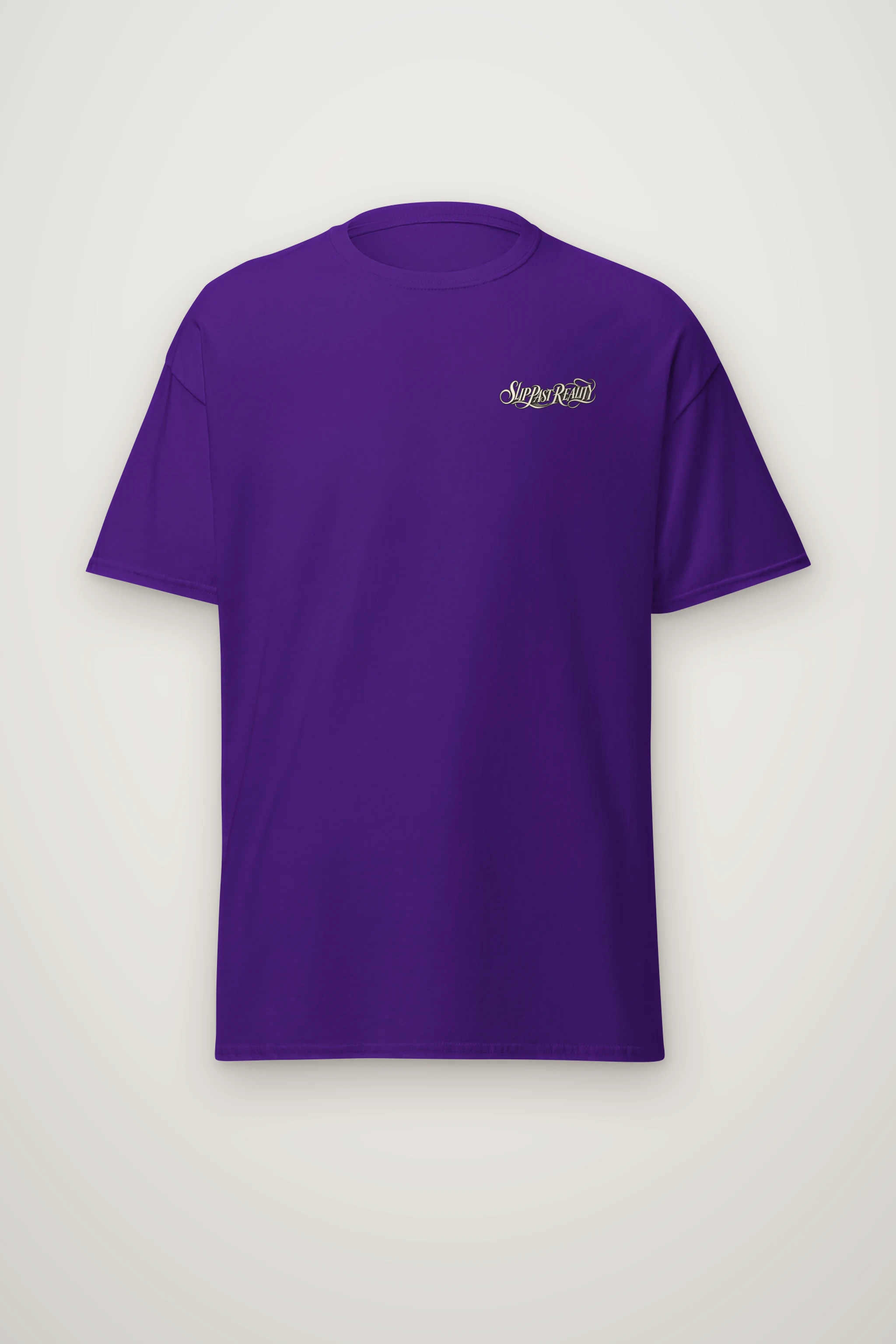 "Slip Past Reality" Heavyweight Unisex Crewneck T-shirt