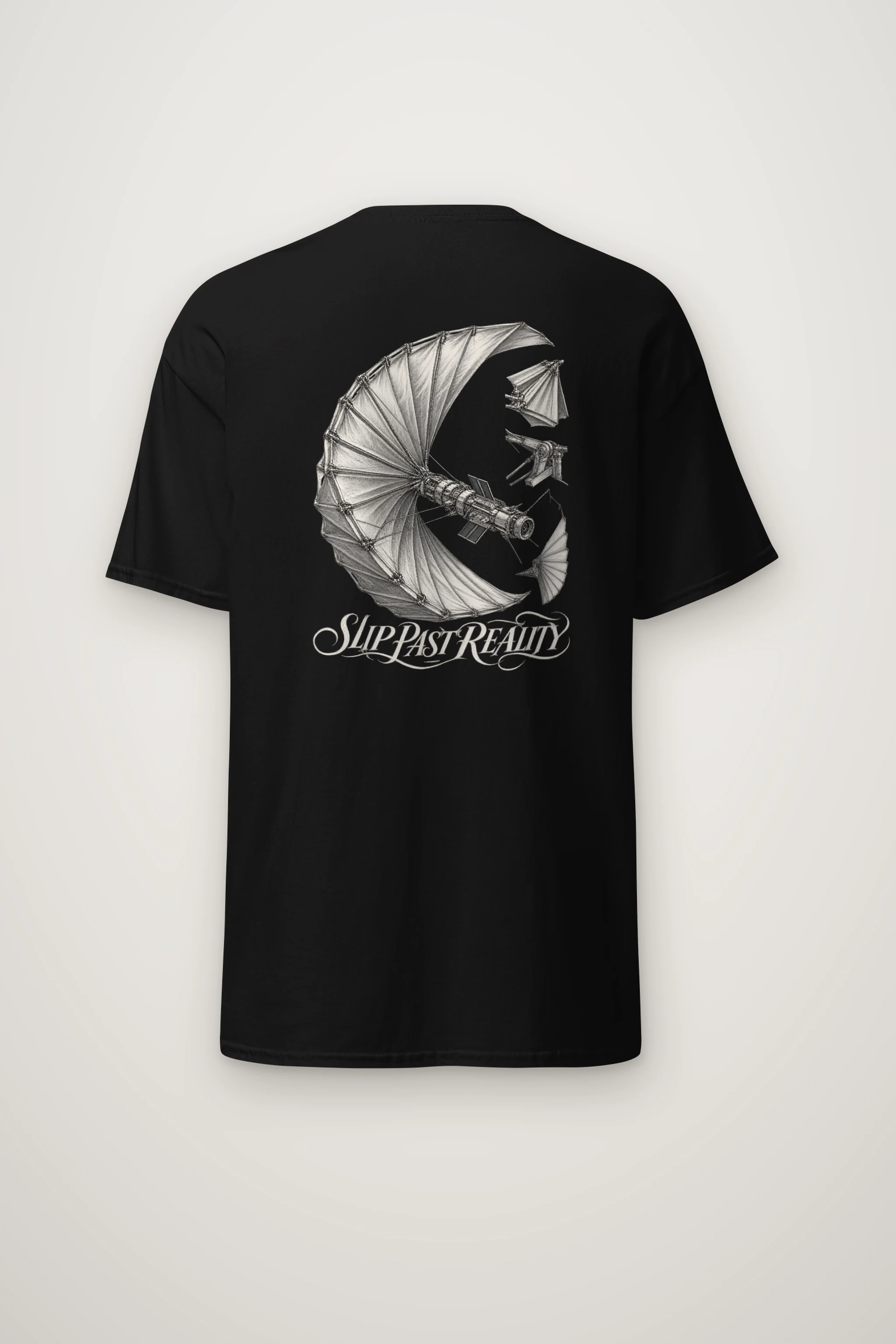 "Slip Past Reality" Heavyweight Unisex Crewneck T-shirt