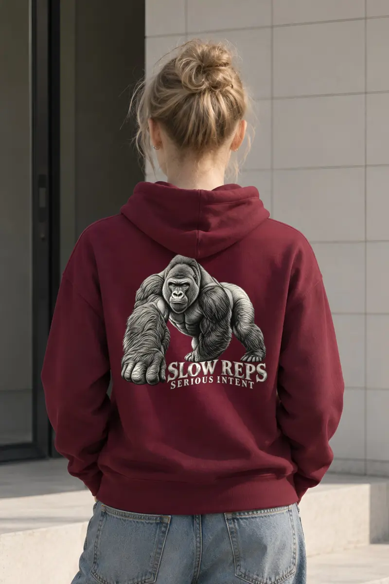 “Slow Reps Serious Intent” Heavy Blend Unisex Pullover Hoodie