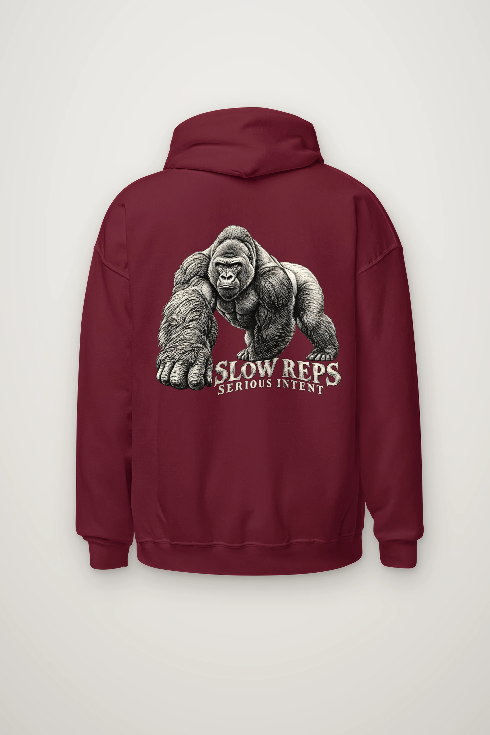 "Slow Reps Serious Intent" Heavy Blend Unisex Pullover Hoodie