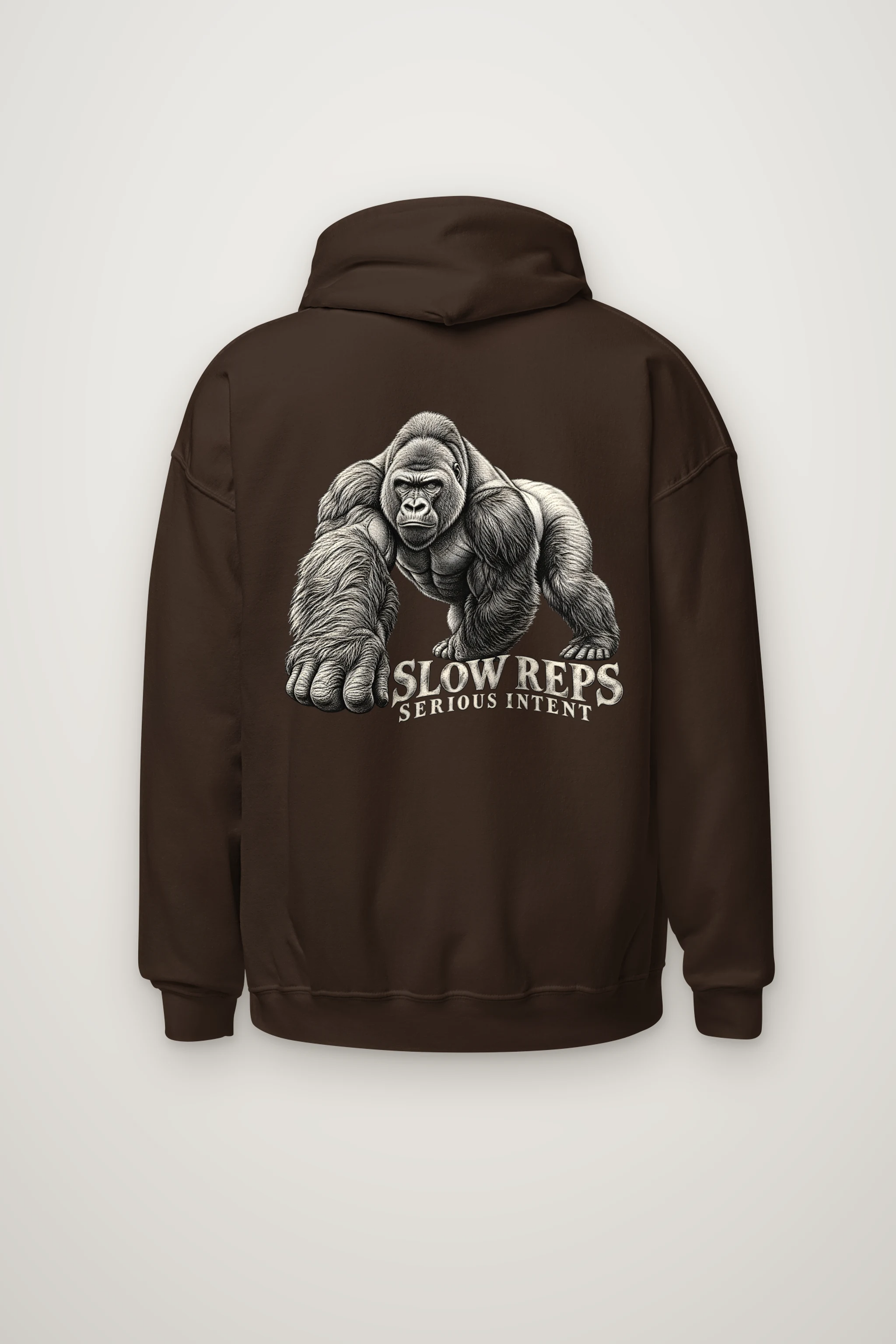 "Slow Reps Serious Intent" Heavy Blend Unisex Pullover Hoodie