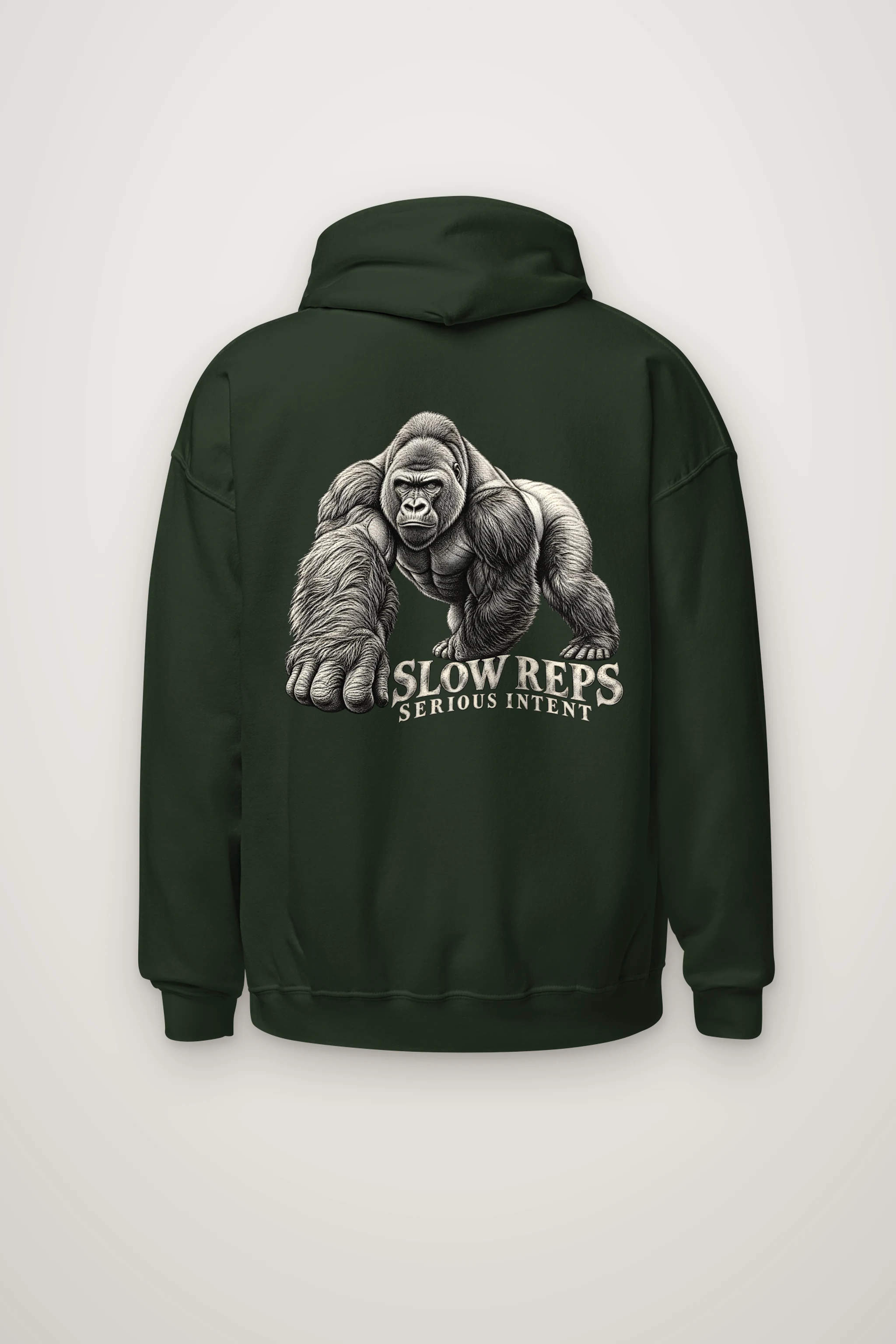"Slow Reps Serious Intent" Heavy Blend Unisex Pullover Hoodie