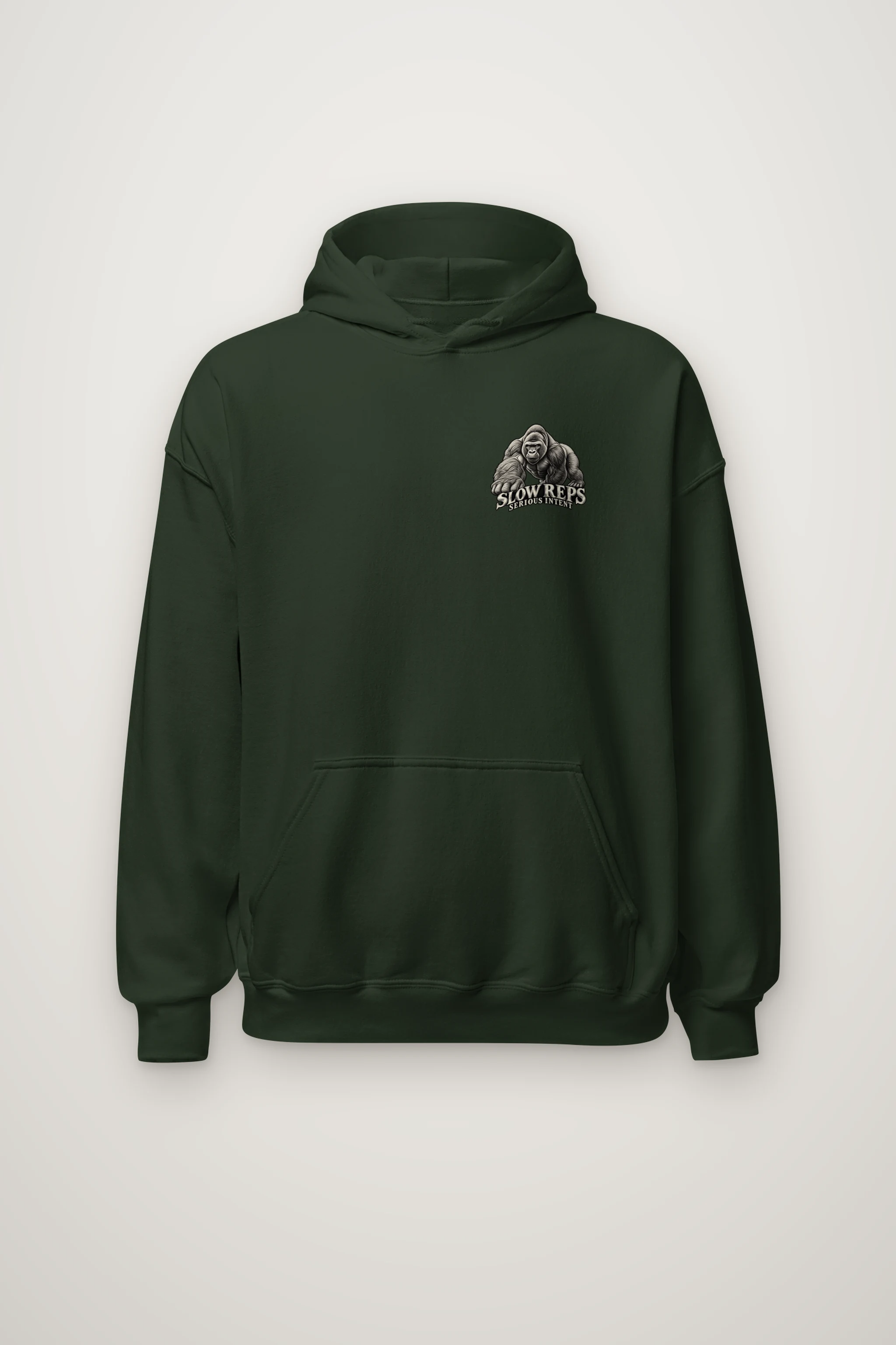 "Slow Reps Serious Intent" Heavy Blend Unisex Pullover Hoodie