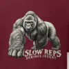 "Slow Reps, Serious Intent" Heavyweight Unisex Crewneck T-shirt