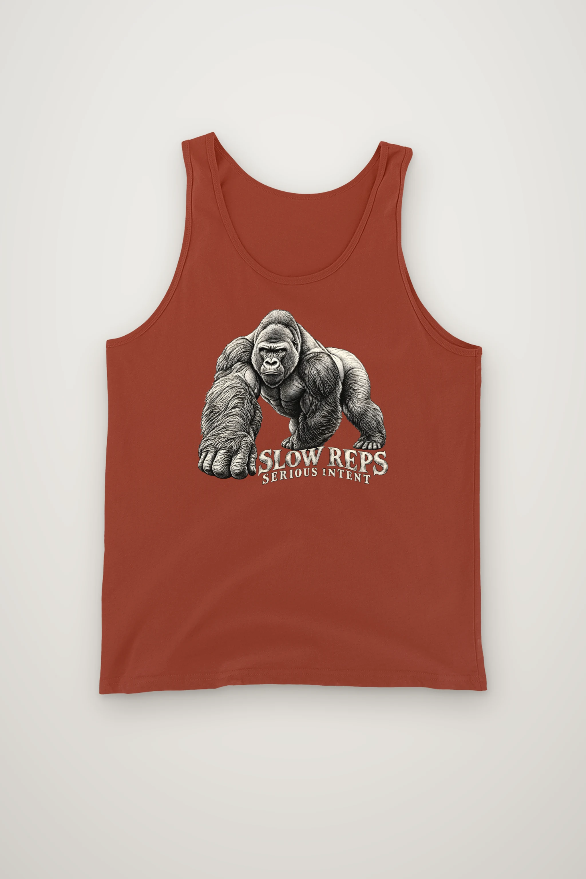 "Slow Reps Serious Intent" Unisex Jersey Tank