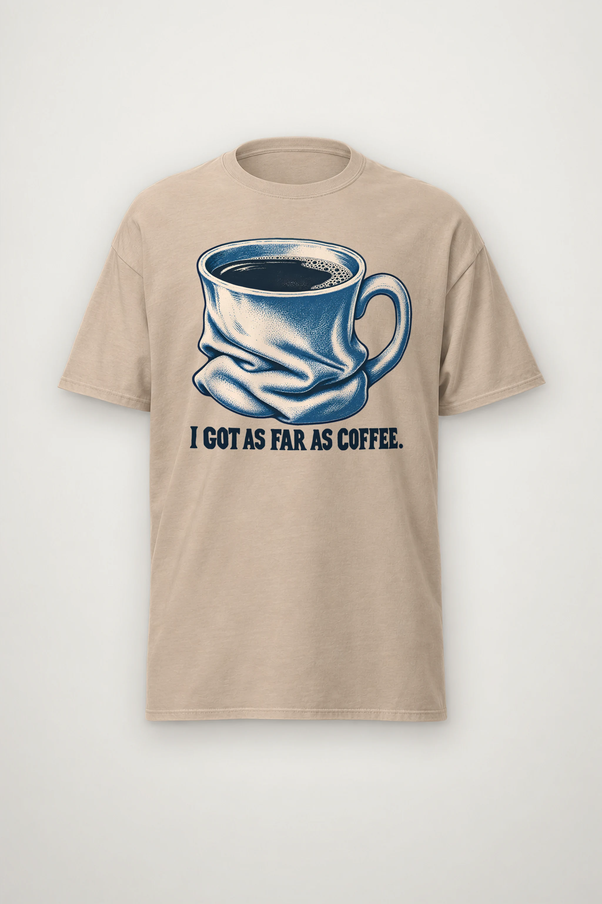 "Slumped Coffee Mug" Heavyweight Unisex Crewneck T-shirt