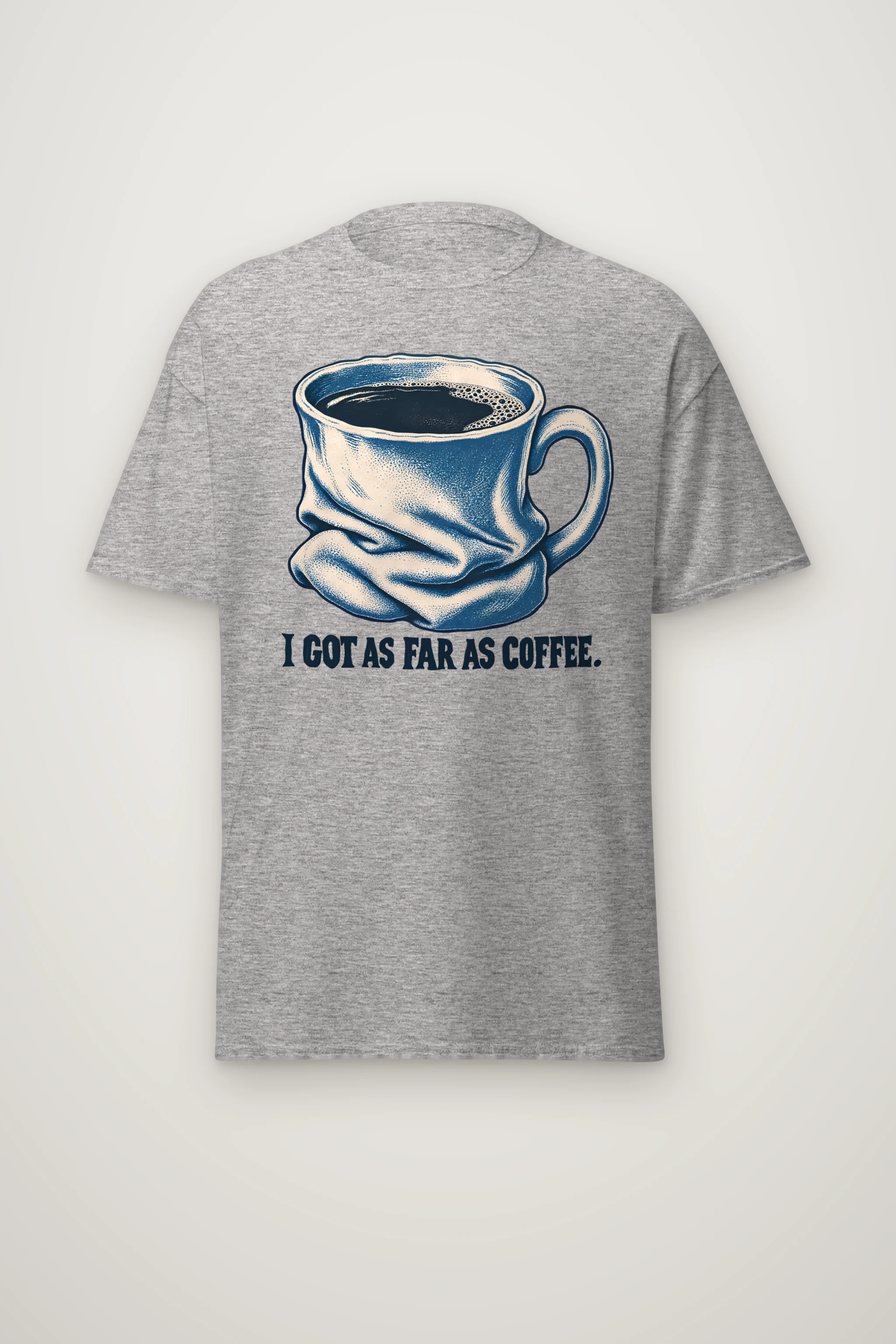 "Slumped Coffee Mug" Heavyweight Unisex Crewneck T-shirt