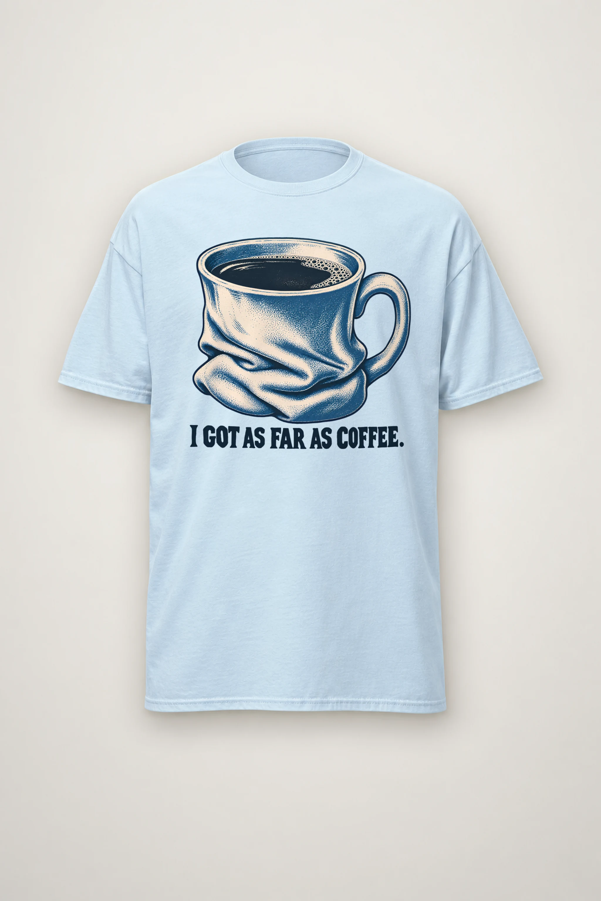 "Slumped Coffee Mug" Heavyweight Unisex Crewneck T-shirt