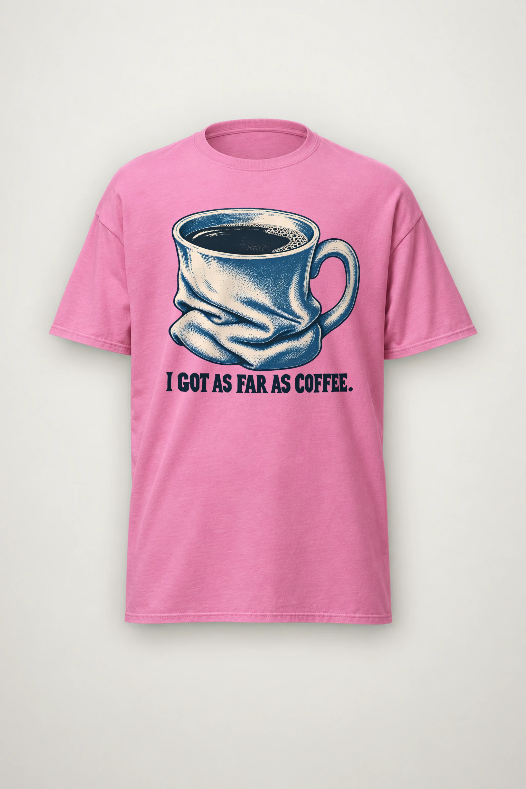 "Slumped Coffee Mug" Heavyweight Unisex Crewneck T-shirt