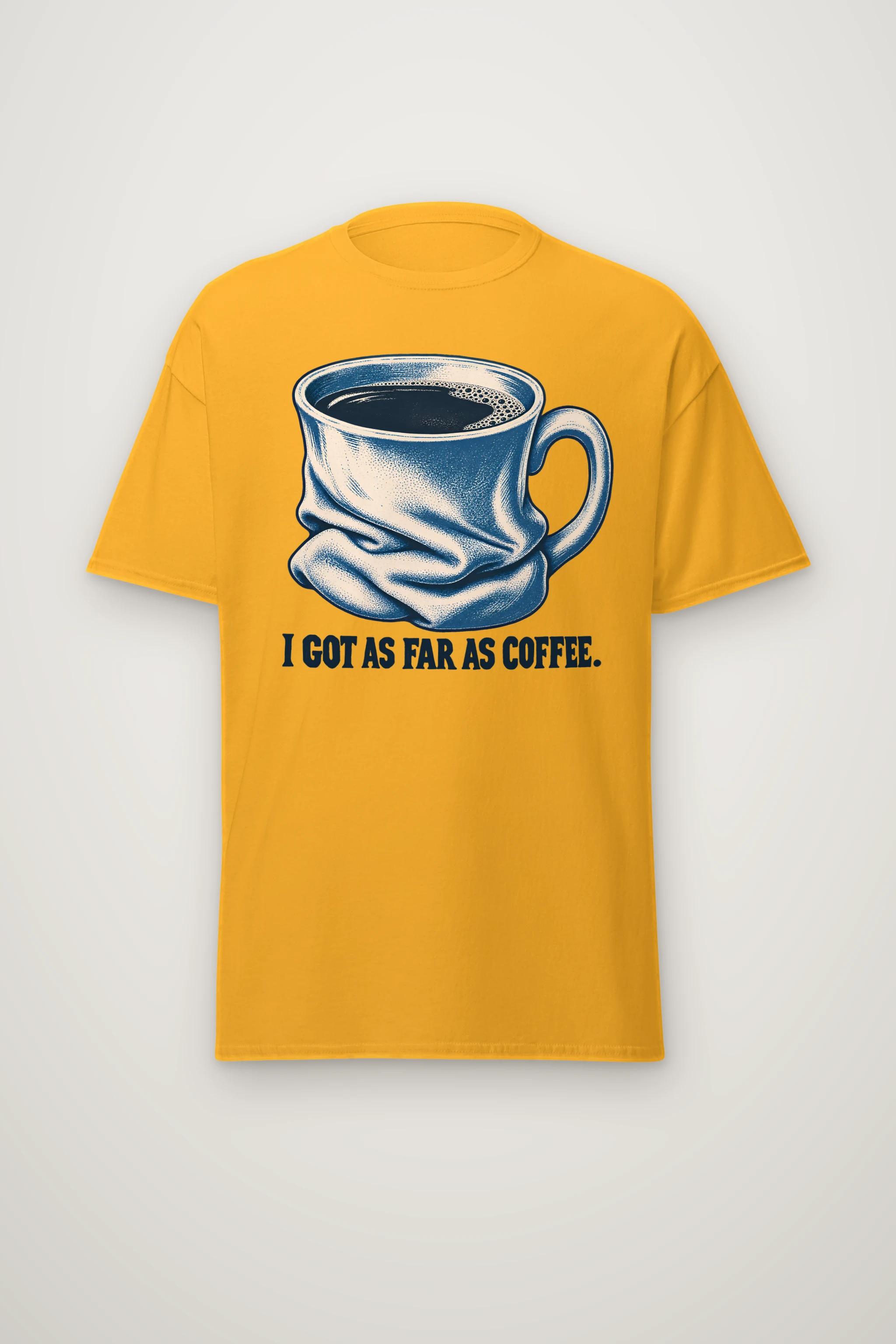 "Slumped Coffee Mug" Heavyweight Unisex Crewneck T-shirt