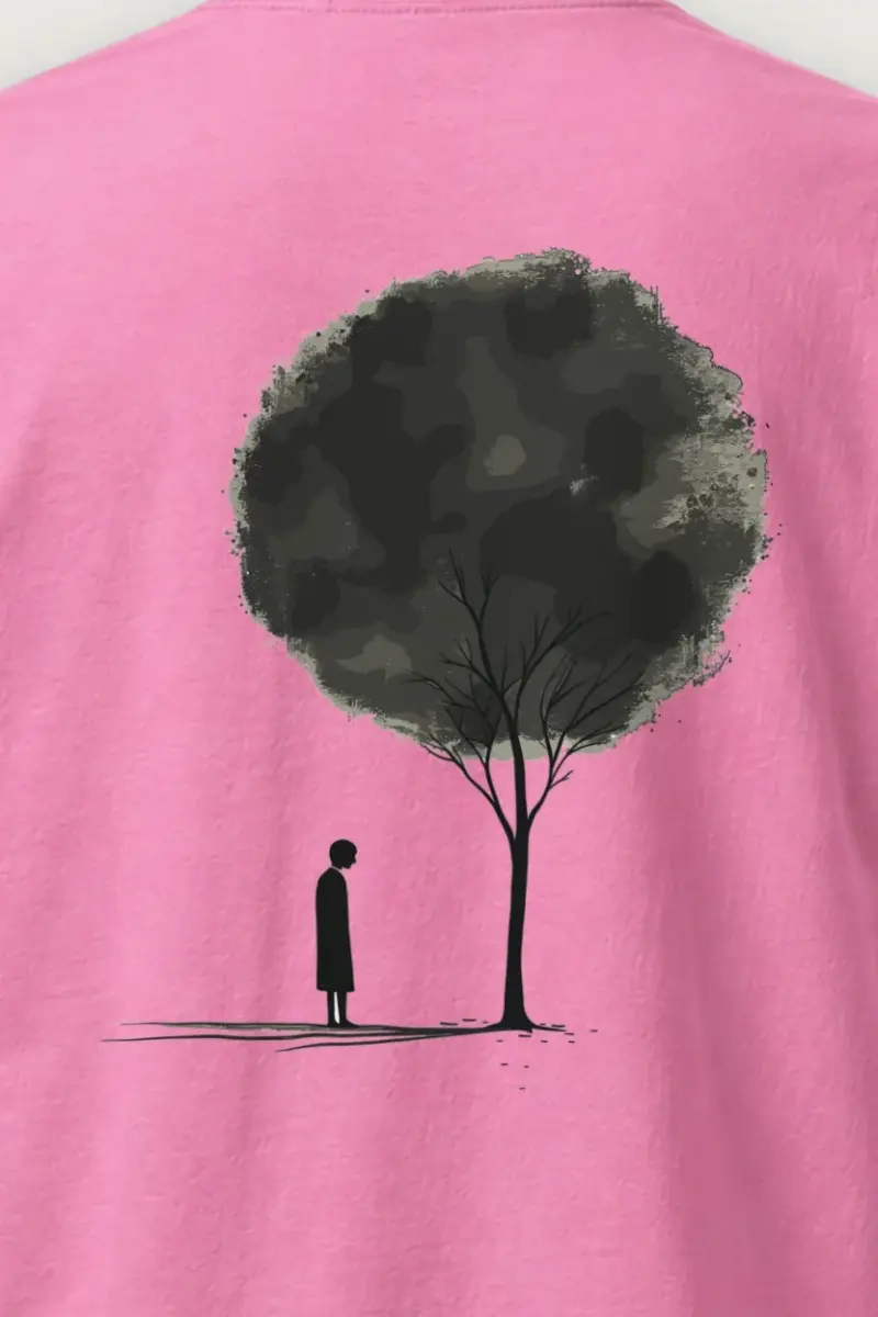 "Small Beneath The Tree" Heavyweight Unisex Crewneck T-shirt