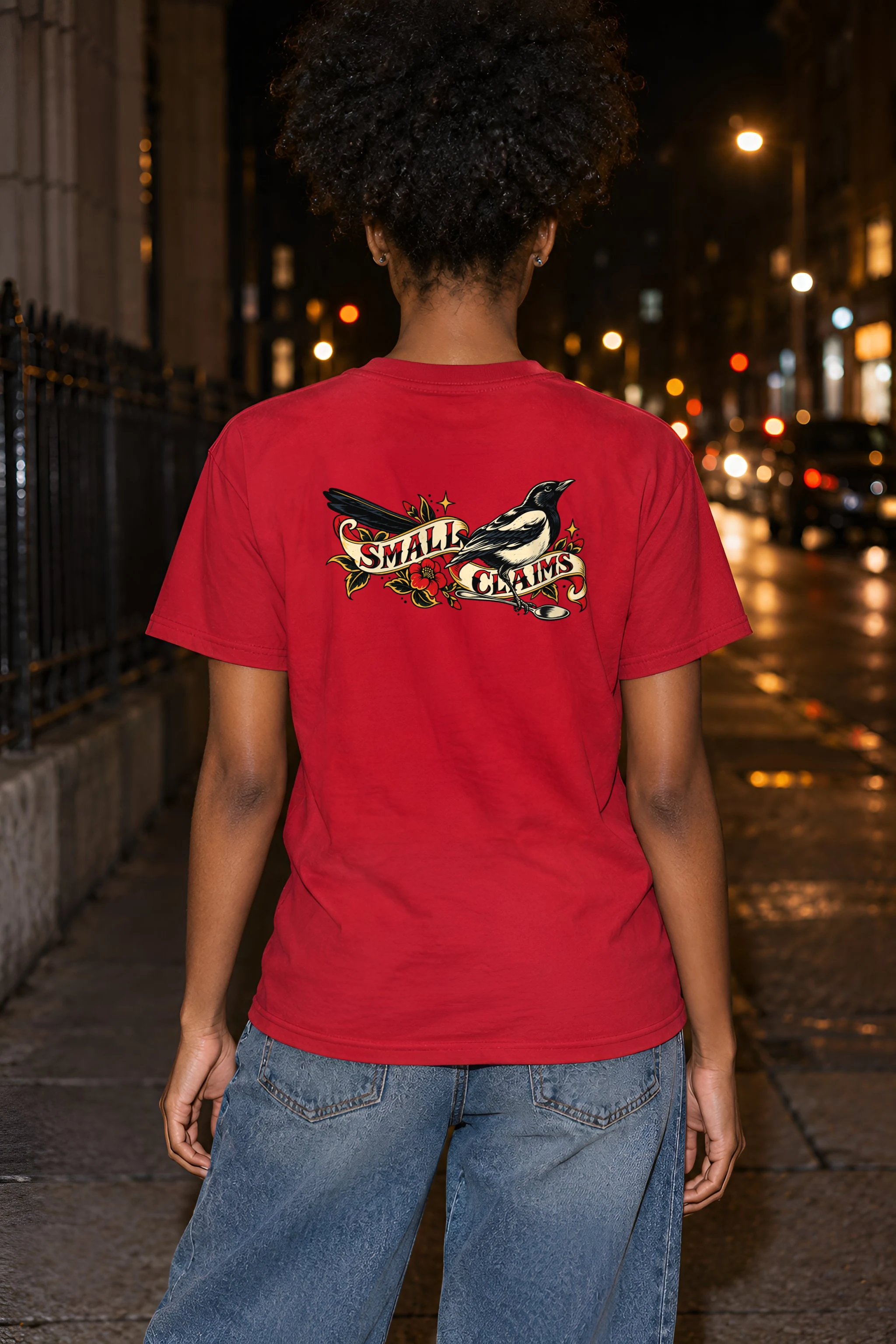 "Small Claims" Heavyweight Unisex Crewneck T-shirt