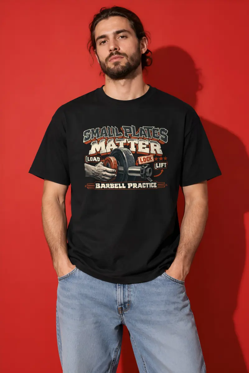"Small Plates Matter" Heavyweight Unisex Crewneck T-shirt