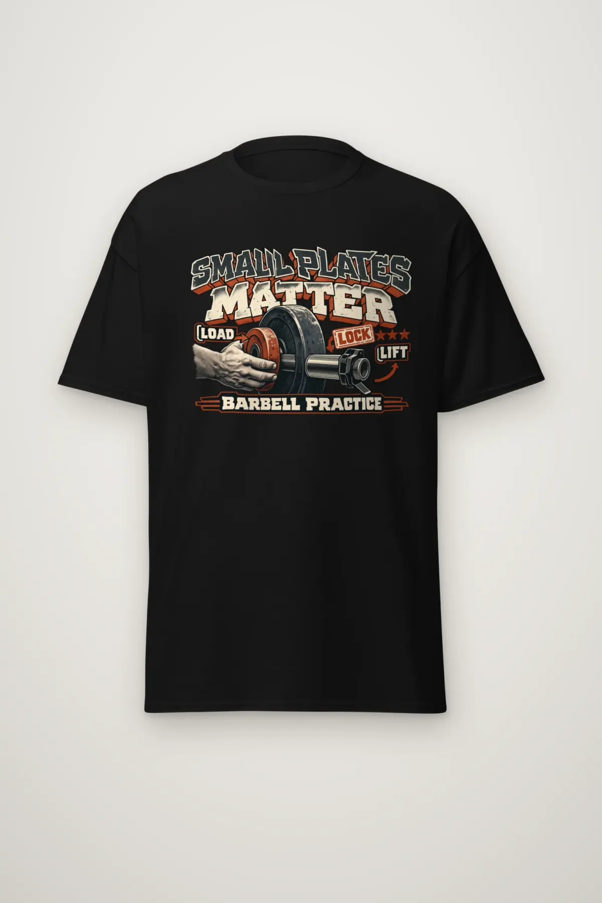 "Small Plates Matter" Heavyweight Unisex Crewneck T-shirt