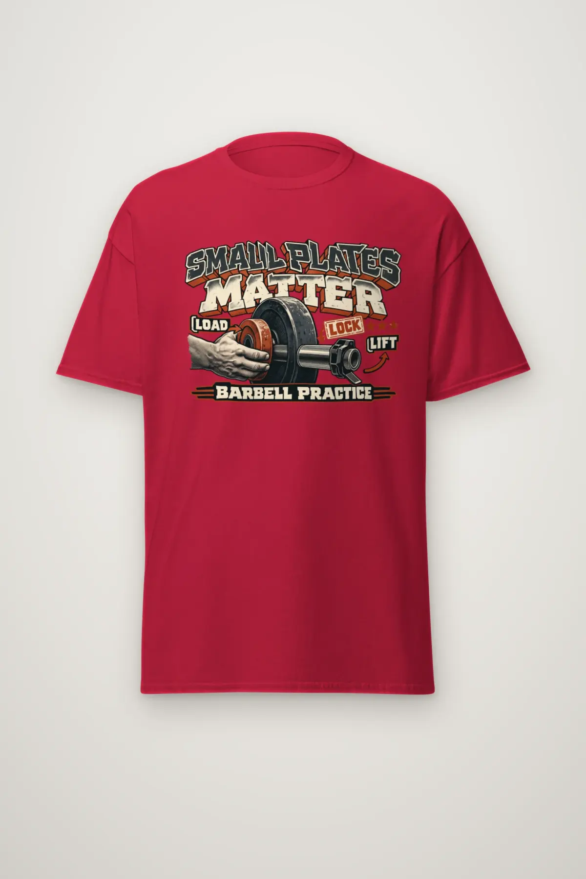 "Small Plates Matter" Heavyweight Unisex Crewneck T-shirt