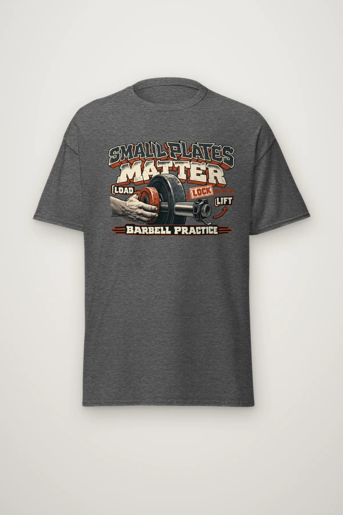 "Small Plates Matter" Heavyweight Unisex Crewneck T-shirt