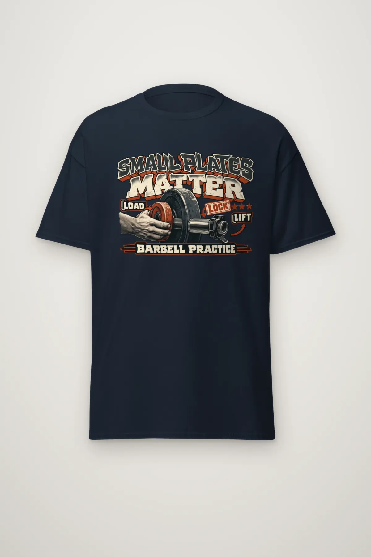"Small Plates Matter" Heavyweight Unisex Crewneck T-shirt