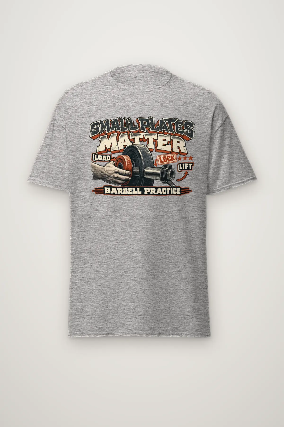 "Small Plates Matter" Heavyweight Unisex Crewneck T-shirt
