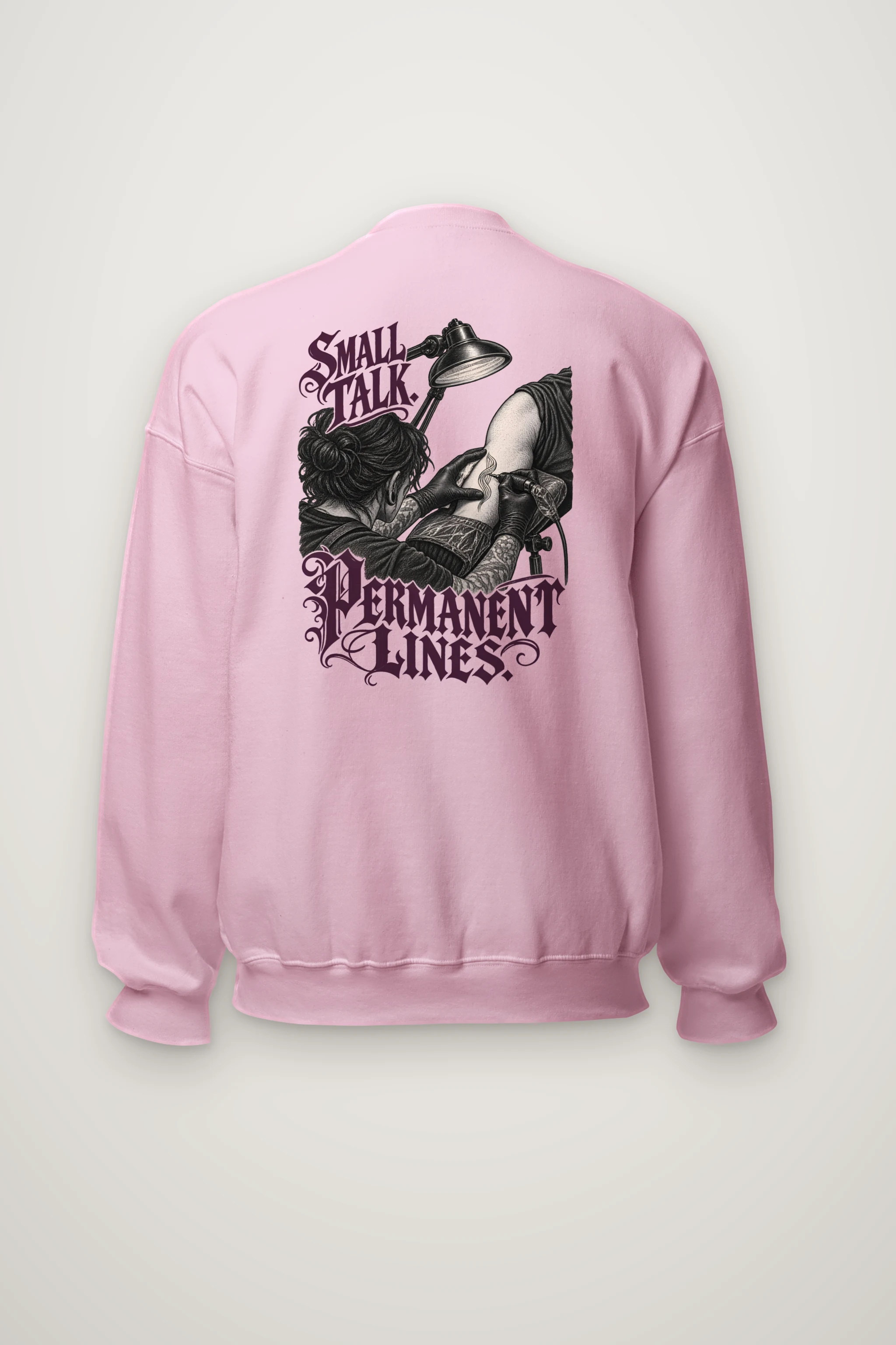 "Small Talk Permanent Lines" Heavy Blend Unisex Crewneck Sweatshirt