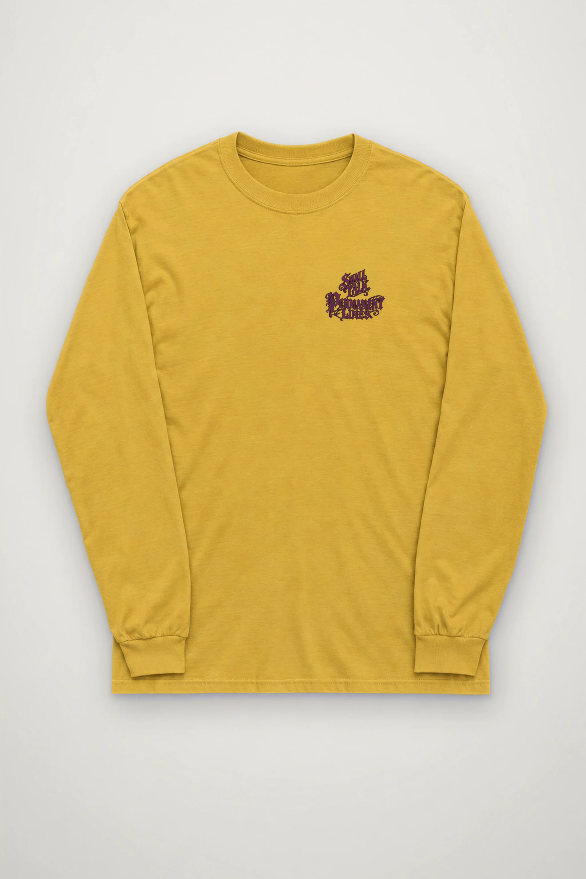 "Small Talk Permanent Lines" Unisex Longsleeve T-shirt