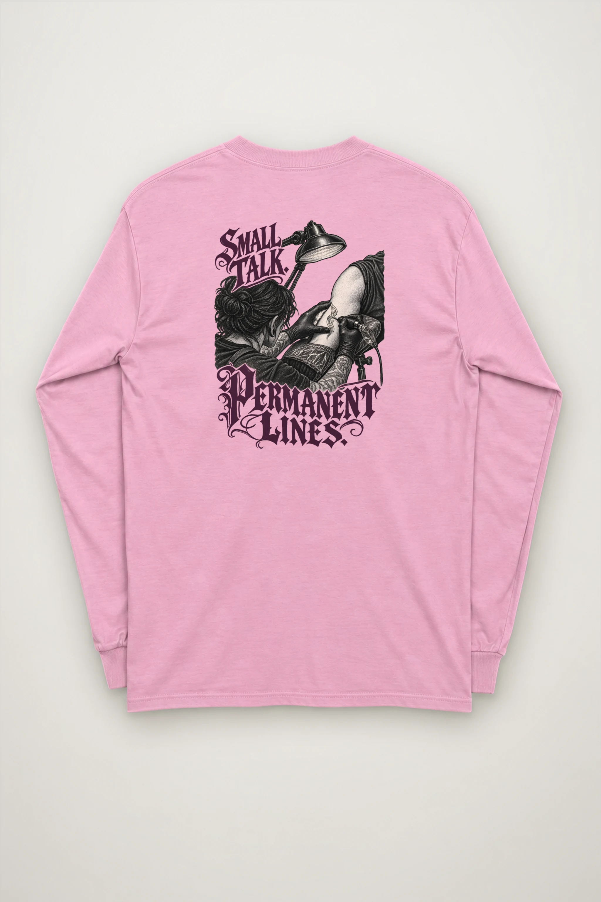 "Small Talk Permanent Lines" Unisex Longsleeve T-shirt