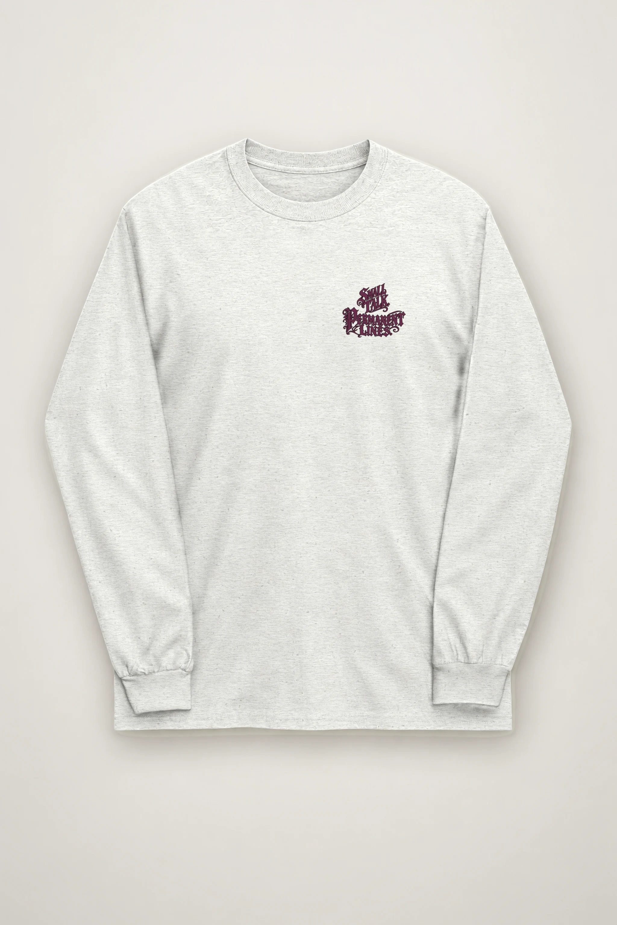 "Small Talk Permanent Lines" Unisex Longsleeve T-shirt