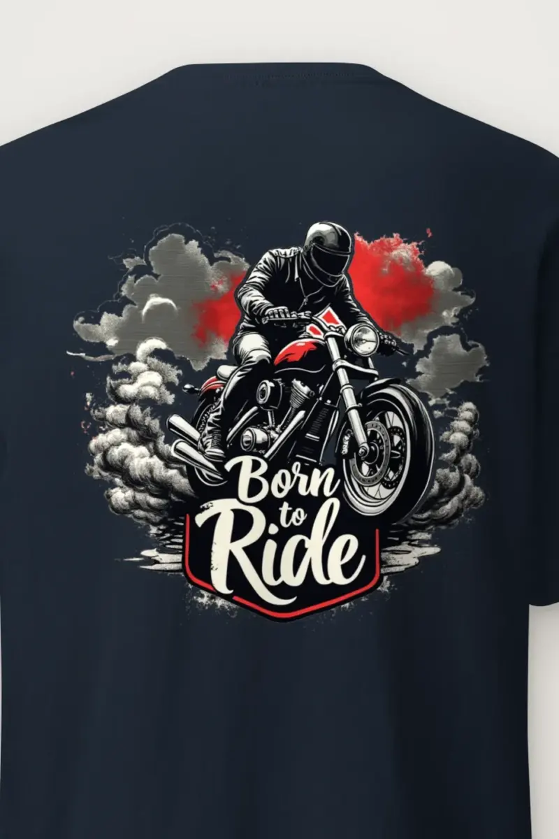 "Smoke Trail Rider" Heavyweight Unisex Crewneck T-shirt
