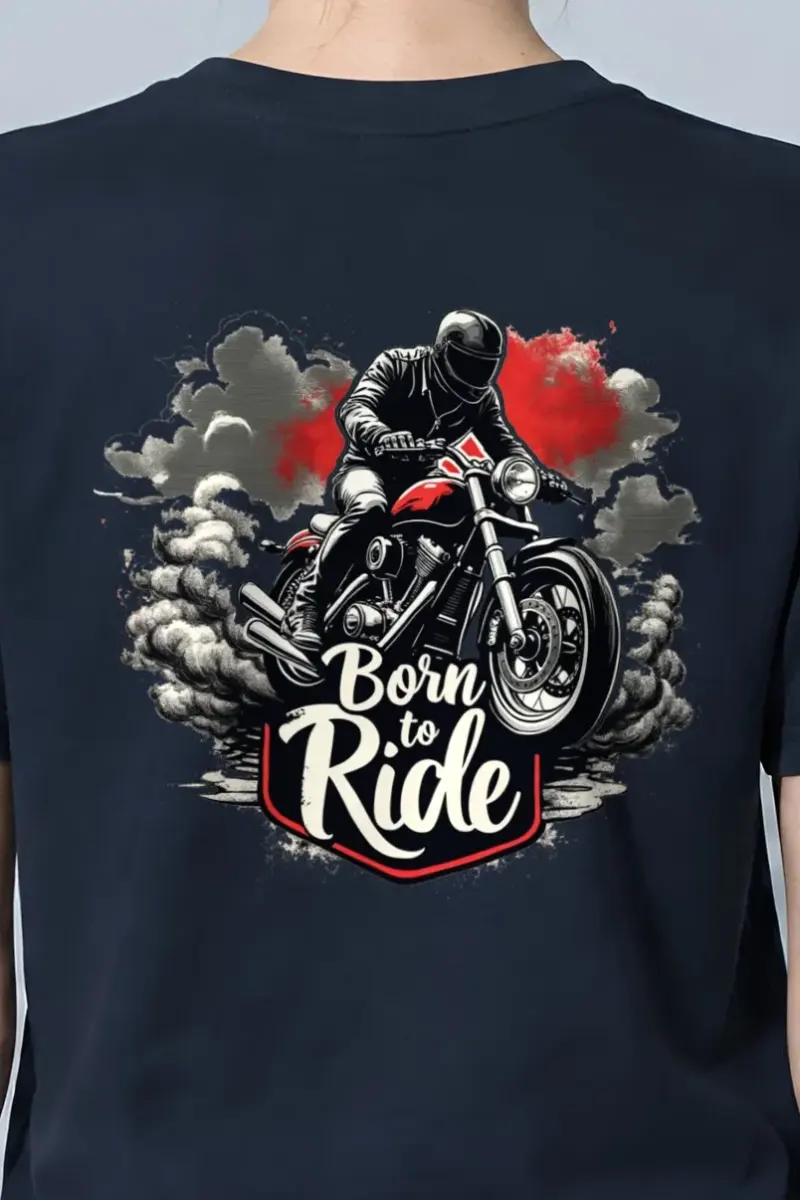 "Smoke Trail Rider" Heavyweight Unisex Crewneck T-shirt