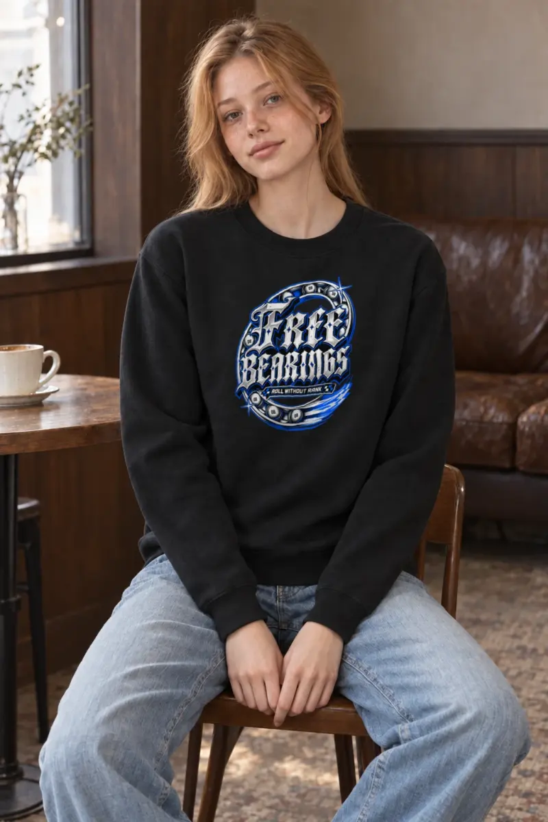 "Free Bearings" Heavy Blend Unisex Crewneck Sweatshirt