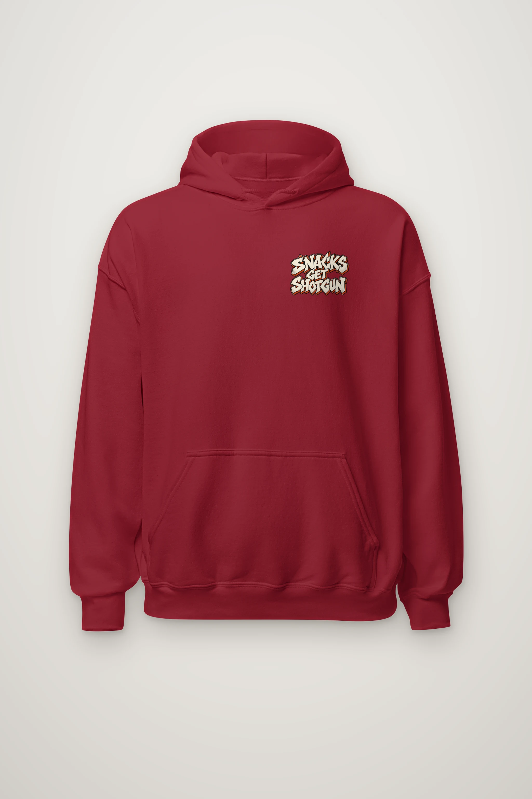"Snacks Get Shotgun" Heavy Blend Unisex Pullover Hoodie