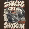 "Snacks Get Shotgun" Heavy Blend Unisex Pullover Hoodie