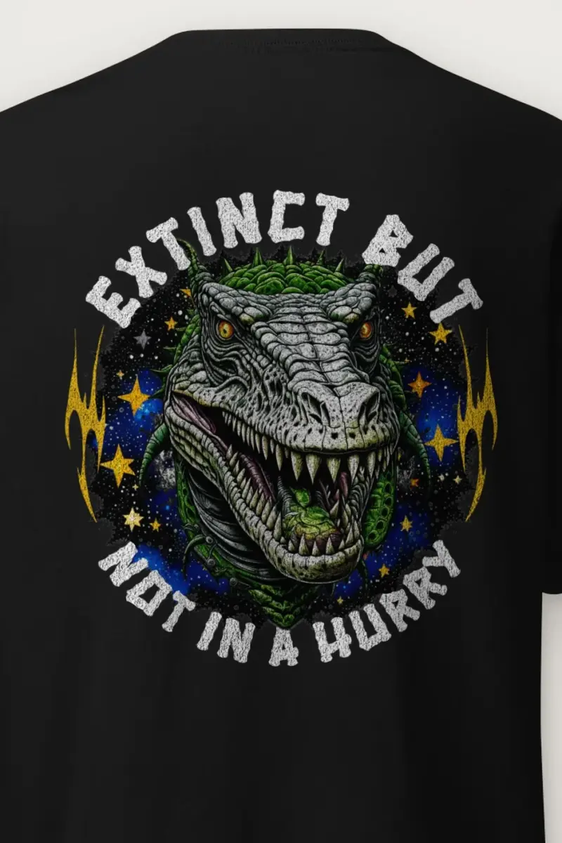 "Snarling T Rex" Heavyweight Unisex Crewneck T-shirt