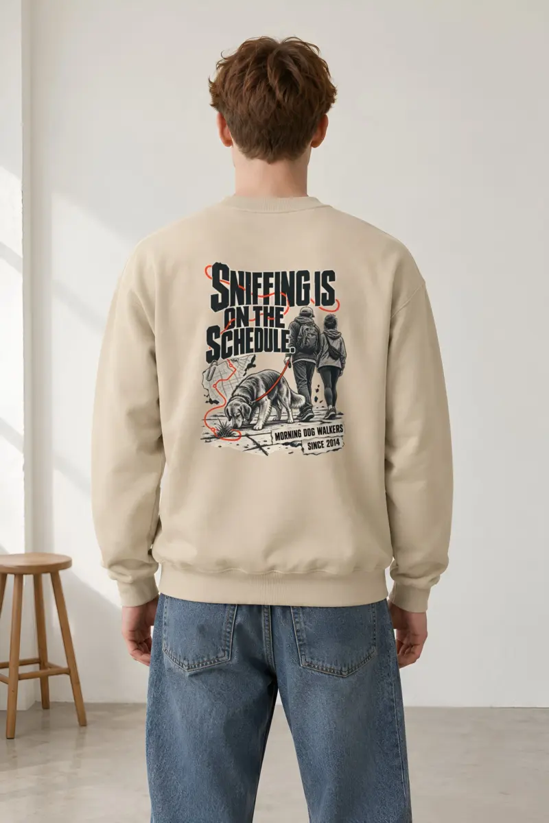 "Sniffing Is on the Schedule" Heavy Blend Unisex Crewneck Sweatshirt