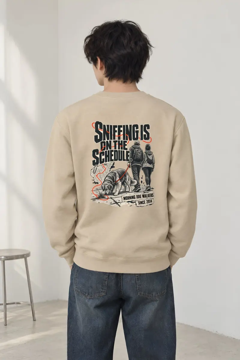 "Sniffing Is on the Schedule" Heavy Blend Unisex Crewneck Sweatshirt
