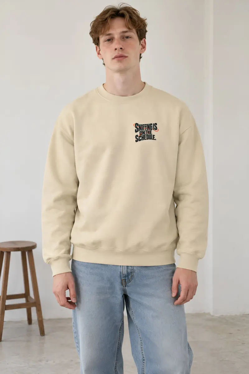 "Sniffing Is on the Schedule" Heavy Blend Unisex Crewneck Sweatshirt