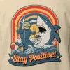 "Snorkeler And Shark" Heavy Blend Unisex Crewneck Sweatshirt