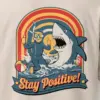 "Snorkeler And Shark" Heavyweight Unisex Crewneck T-shirt