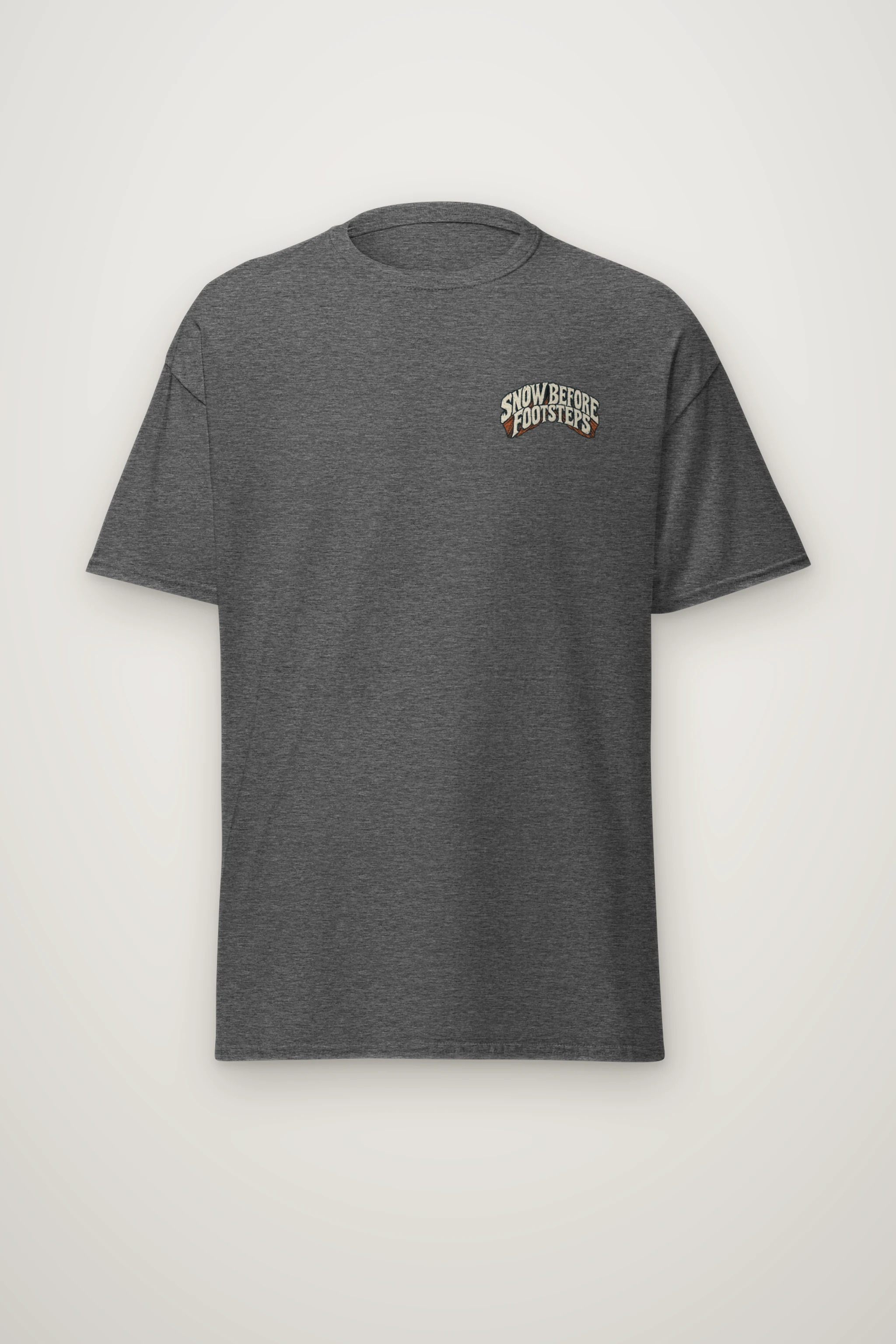 "Snow Before Footsteps" Heavyweight Unisex Crewneck T-shirt