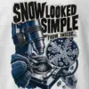 "Snow Looked Simple From Inside" Heavyweight Unisex Crewneck T-shirt