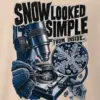 "Snow Looked Simple From Inside" Men's Oversized Heavyweight Crewneck T-Shirt