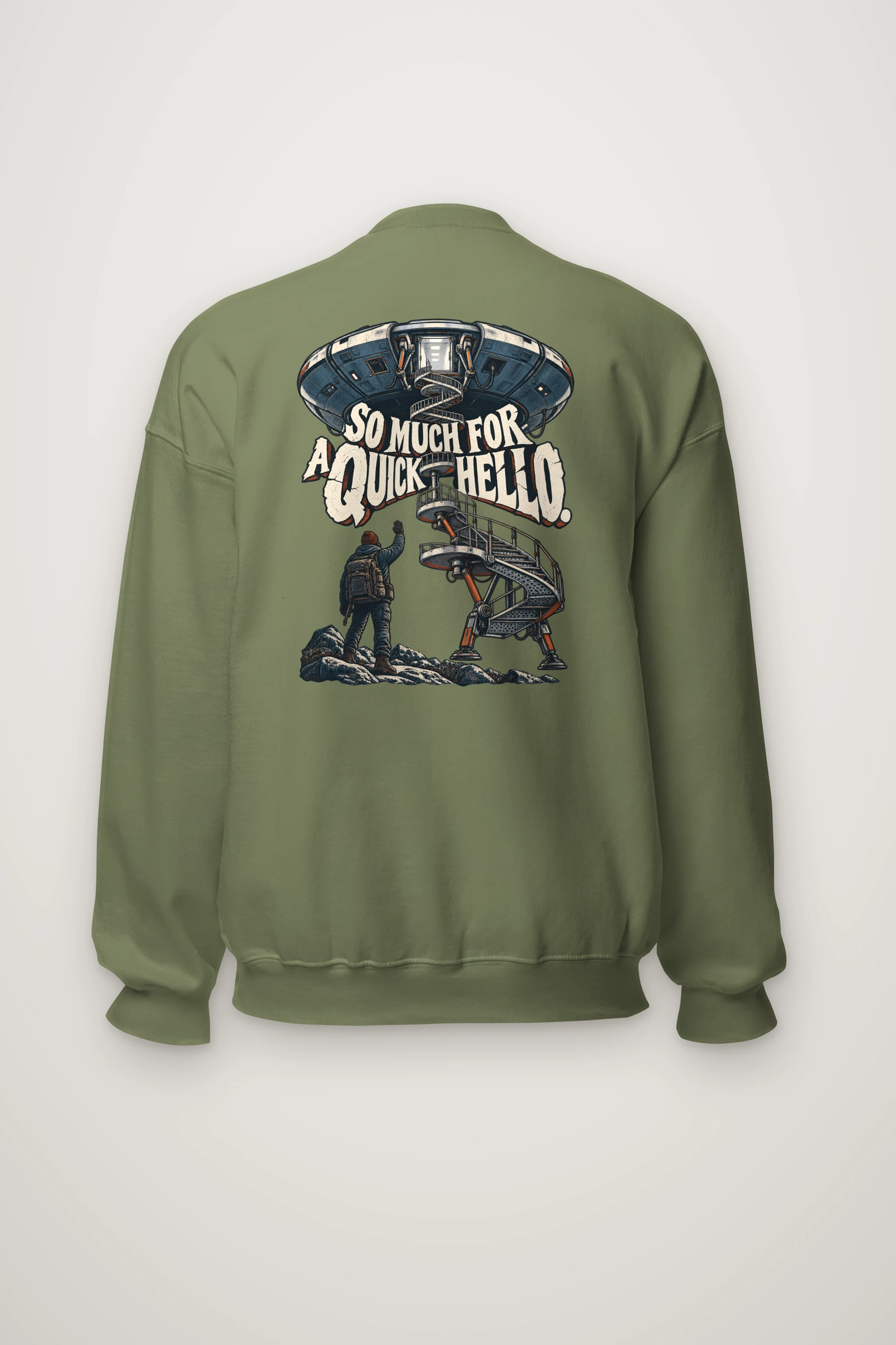 "So Much for a Quick Hello" Heavy Blend Unisex Crewneck Sweatshirt