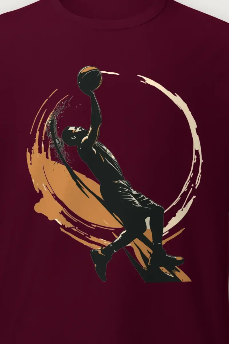 "Soaring Dunk" Heavyweight Unisex Crewneck T-shirt