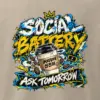 "Ask Tomorrow" Men's Oversized Heavyweight Crewneck T-Shirt