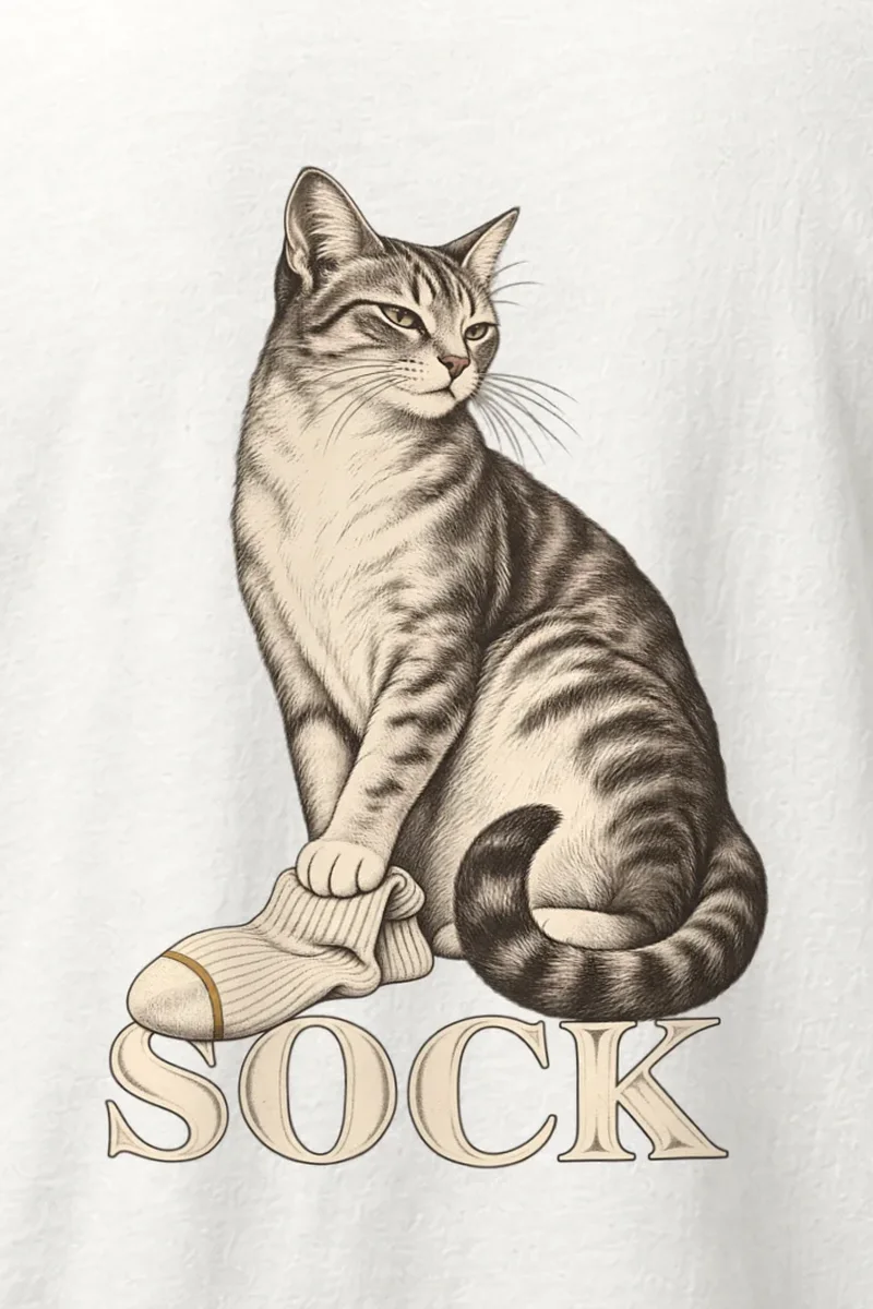 "Sock Study" Heavyweight Unisex Crewneck T-shirt