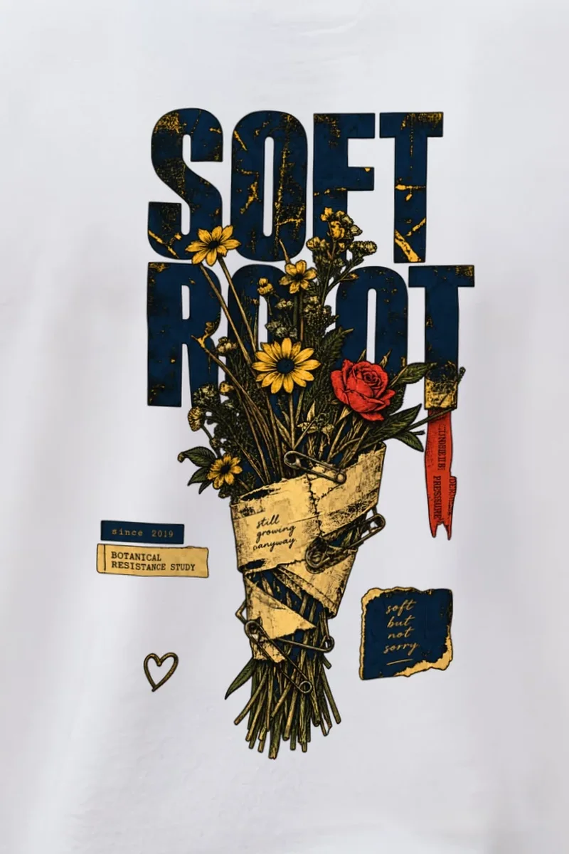 "Soft Root" 1 Crewneck Sweatshirt - the graphic up close