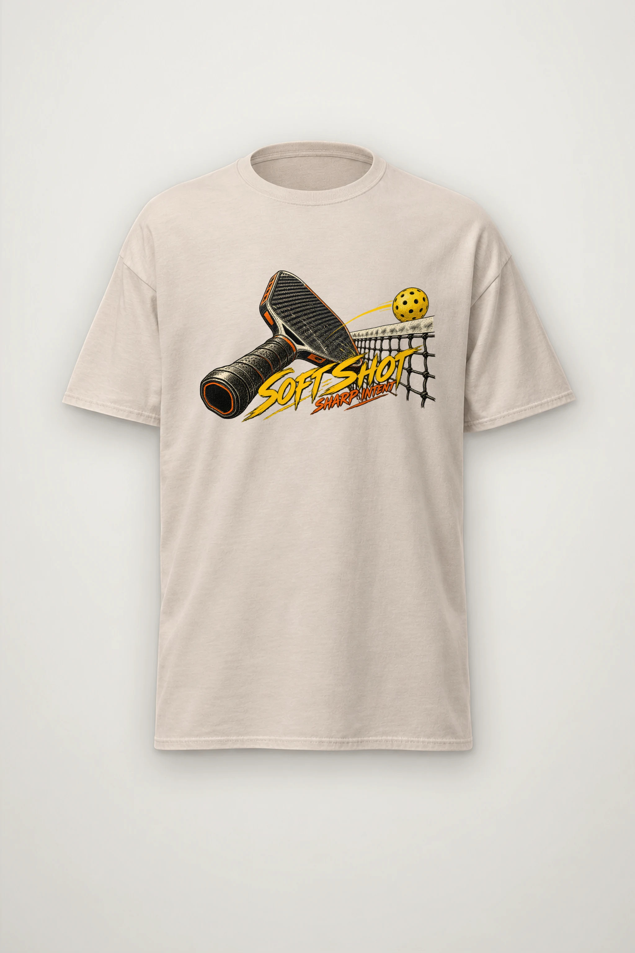 "Soft Shot Sharp Intent" Heavyweight Unisex Crewneck T-shirt