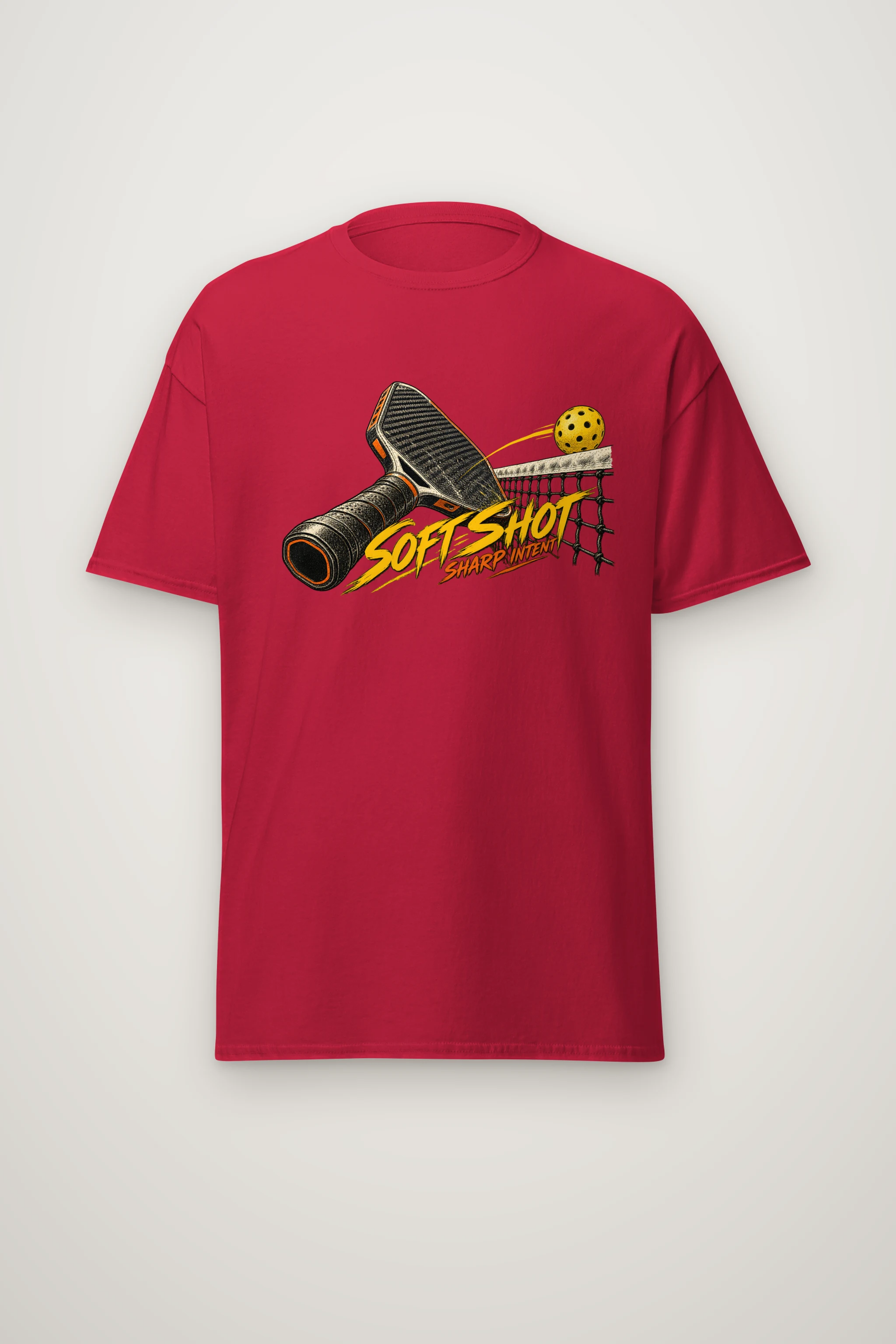 "Soft Shot Sharp Intent" Heavyweight Unisex Crewneck T-shirt