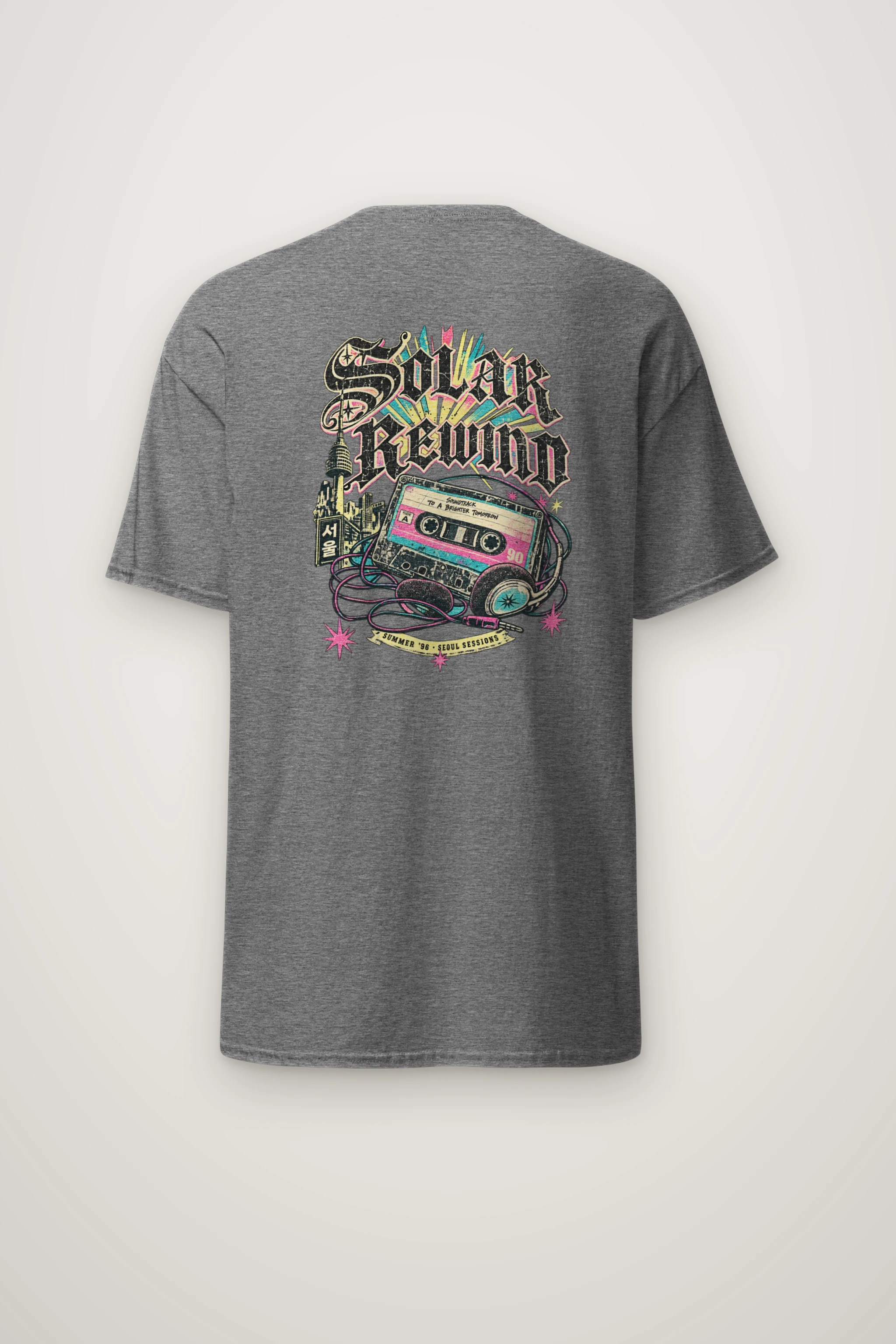"Solar Rewind" Heavyweight Unisex Crewneck T-shirt